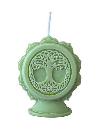 Соєва свічка "дерево життя" rao 57 г, 7х6 см, аромат зеленої шавлії для розслаблення.