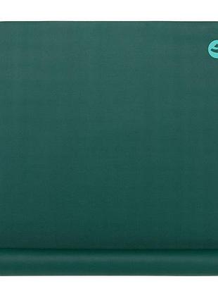 Килимок для фітнесу bodhi ecopro travel xl, темно-зелений, розмір 200x60x0.13 см