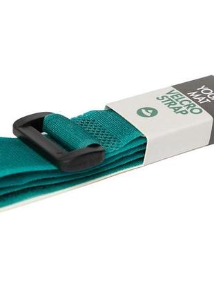 Темно-зеленый ремень для фитнес-коврика bodhi.