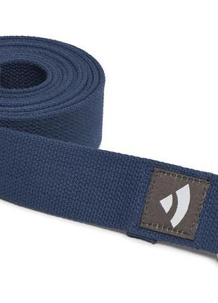 Темно-синий спортивный ремень 250x3.8 см asana от bodhi