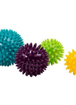 Набір масажних м'ячів із шипами bodhi, 4 штуки