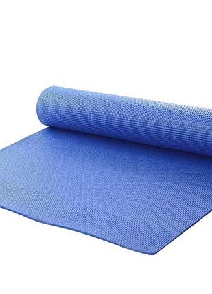 Синий фитнес-коврик nilam amber размером 173x61x0.4 см