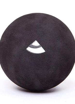 Масажний м'яч із чорної eva-піни, діаметр 9 см, для фітнесу та релаксації.