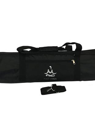 Сумка-чехол для фитнес-мата мастер 2 rao, черный, 85x27 см