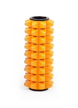 Массажный ролик bodhi spike оранжевого цвета 16x6.5 см