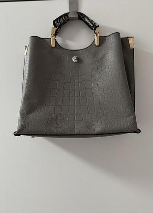 Сумка жіноча сіра