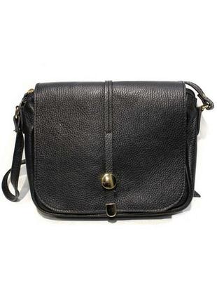 Сумка кожаная через плечо