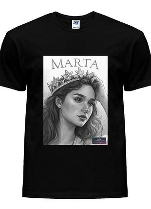 Футболка марта с авторским принтом