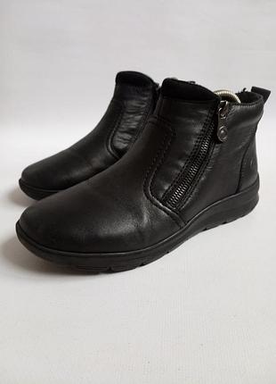 Кожаные утепленные сапожки riker