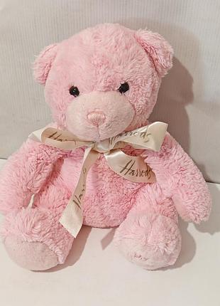 Мимимешный розовый плюшевый мишка с бантиком