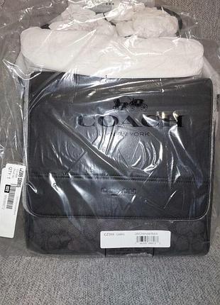 Чоловіча сумка coach .houston map bag оригінал. 5