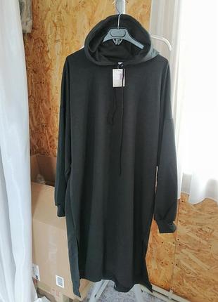 Худи туника трикотаж без утеплителя