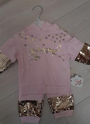 🌸нежно розовый костюмчик для девочки🌸