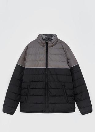 Gap kids легкая двусторонняя детская куртка утеплена синтепоном