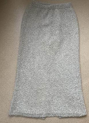 Трикотажна спідниця максі