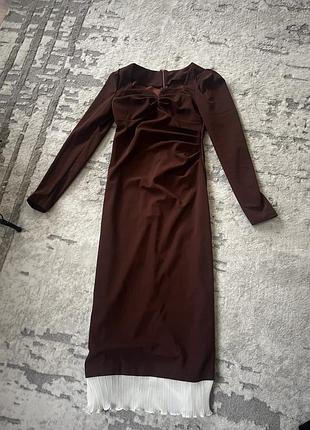 Сукня шоколад