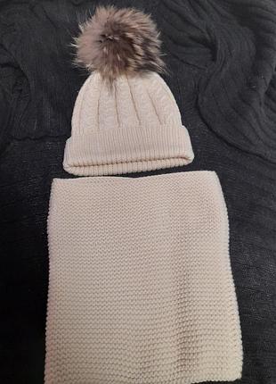 Набор детский. шапка и снуд