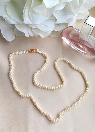 Ожерелье из натуральных жемчужин