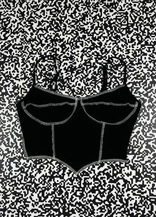 Оригінальний жіночий топ майка shein печворк стилю