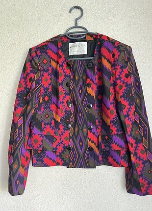 Вінтажний вовняний жіночий піджак