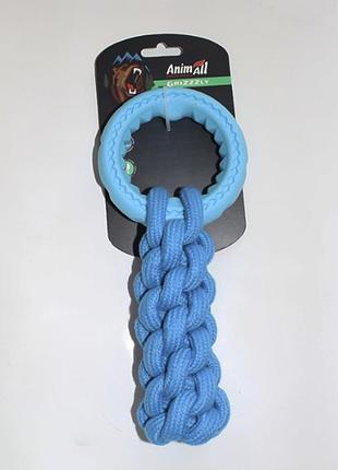 Animall grizzzly іграшка "кросфіт" з кільцем для собак