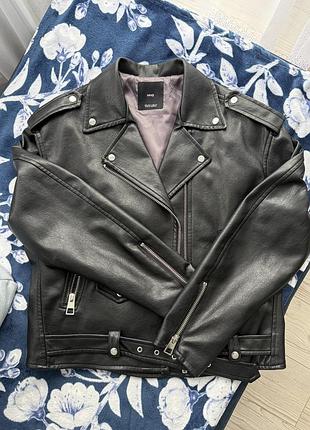 Косуха, шкіряна куртка mango