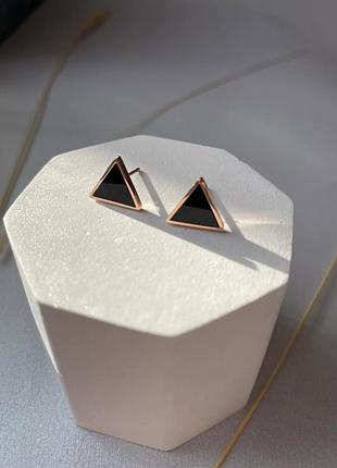 Сережки трикутники xuping