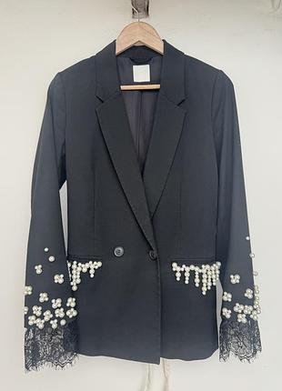 Стильний чорний піджак