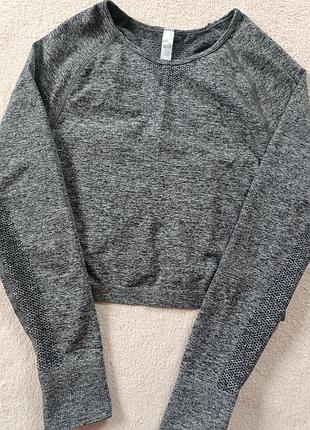 Низька ціна. кофта спортивна. нова.  кофта-топ. л. блуза фітнес. безшовна.