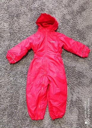 Новый комбенизон осень весна на флисе regatta р 2-3 годика