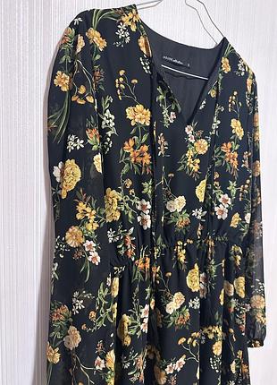 Сукня в квітковий прінт шифонова