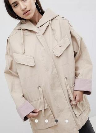 Натуральна  жіноча куртка asos