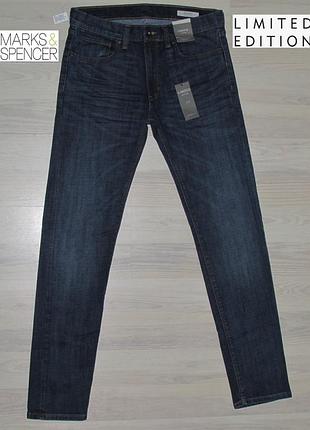 Фирменные стильные джинсы marks &amp; spencer (лимитированная коллекция!), w32/l33 (новые! супер цена!)