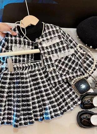 Костюм для дівчинки спідниця та піджак