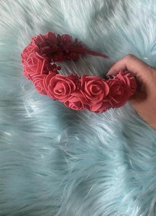 Обруч з розами