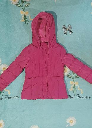 Тепла осінньо-весняна куртка(курточка)на дівчинку 5-5,5 років