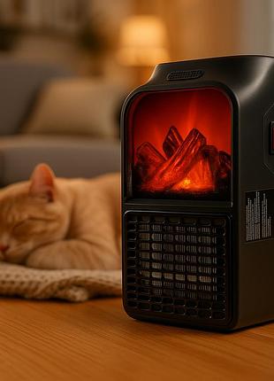 Портативный обогреватель flame heater 900 вт, тепловой вентилятор, обогреватель для дома, ветродойчик
