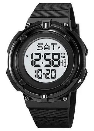 Годинник наручний чоловічий skmei 2010bkwt black-white, годинник армійський скмей, годинник спортивний. колір: