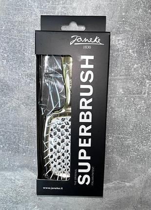 Щетка люкс золото белые зубчики janeke