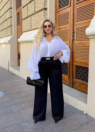 Женские элегантные брюки/брюки большого размера батал