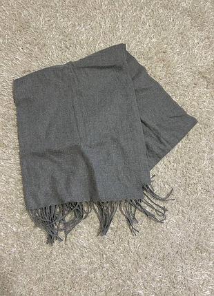 Сірий шарф h&m