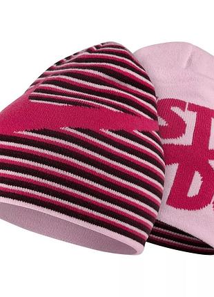 Оригінальна рожева двостороння жіноча шапка nike😍