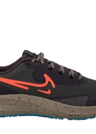 Шикарние кроссовки унисекс для бега nike air zoom pegasus 41,5 shield medium ash khaki midnight blue.