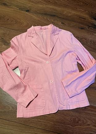 Жіночий жакет, піджак рожевого кольору, розмір m