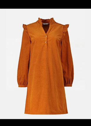 Вельветовое хлопковое платье.