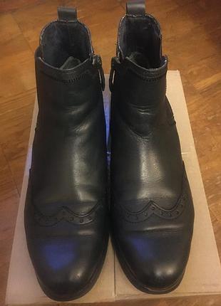 Челсі, шкіра, гарний синій колір, 27см