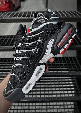 Кросівки nike air tn plus lace toggle (blk’n’wht)