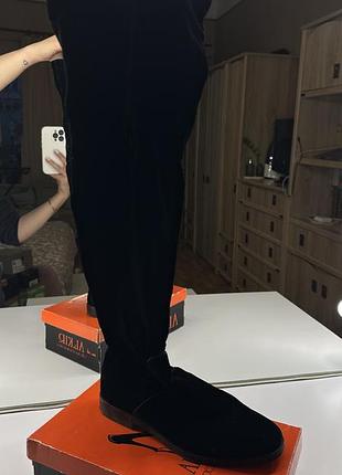 Велюрові ботфорти bershka в ідеальному стані