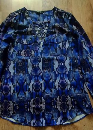 Блуза с принтом