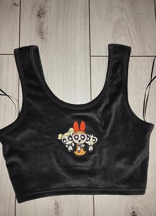 Топ велюровий суперкрошки powerpuff girls